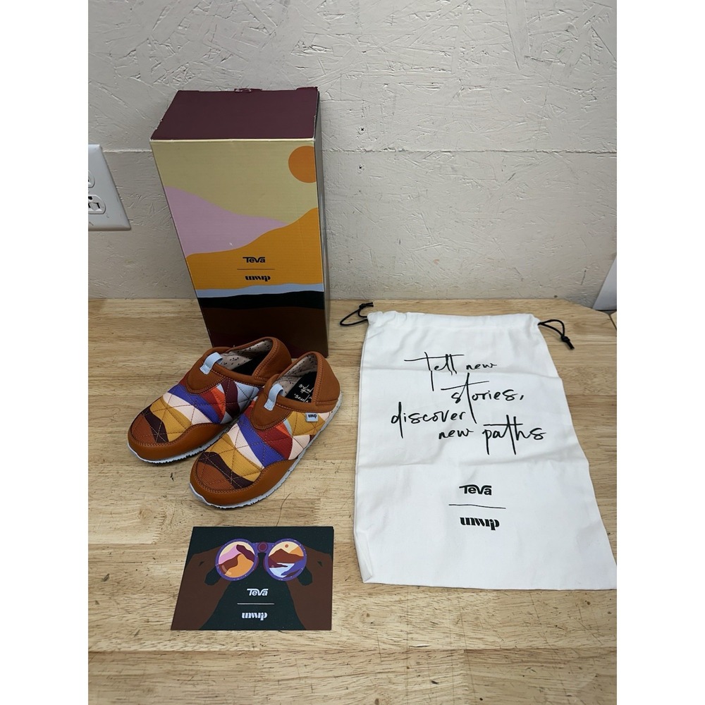 Teva x UNWRP limited-edition ReEmber slip-on shoes Size 2 Kids